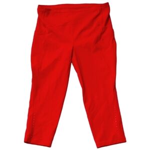 Lululemon Swift Speed High-Rise Crop 21" Dark Red Size 12